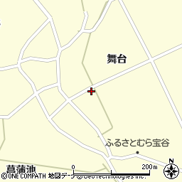 山形県鶴岡市宝谷舞台146周辺の地図