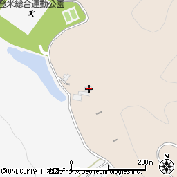 宮城県登米市登米町寺池金沢山135-1周辺の地図