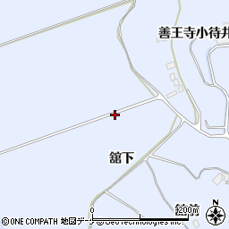 宮城県登米市米山町舘下周辺の地図