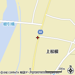 山形県鶴岡市松根上松根18周辺の地図