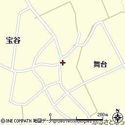 山形県鶴岡市宝谷舞台133周辺の地図