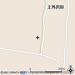 宮城県栗原市高清水外沢田92周辺の地図