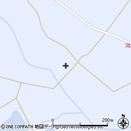 宮城県大崎市古川清水沢新札場周辺の地図