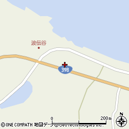 宮城県南三陸町（本吉郡）戸倉（波伝谷）周辺の地図