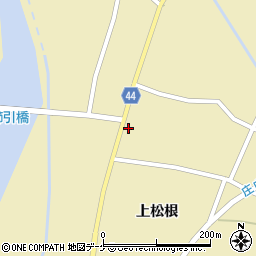 山形県鶴岡市松根上松根54周辺の地図