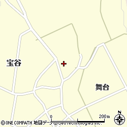 山形県鶴岡市宝谷舞台85周辺の地図