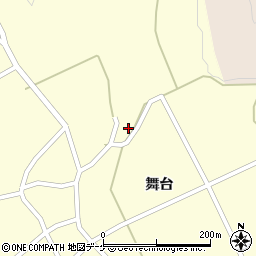 山形県鶴岡市宝谷舞台110周辺の地図