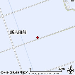 宮城県登米市米山町新吉田前周辺の地図