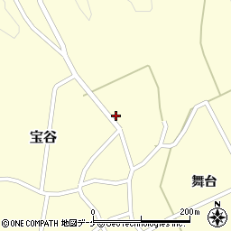 山形県鶴岡市宝谷舞台77周辺の地図