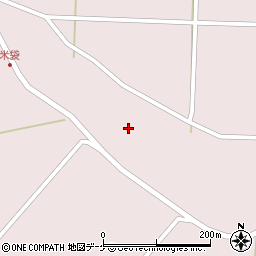 宮城県登米市南方町米袋周辺の地図