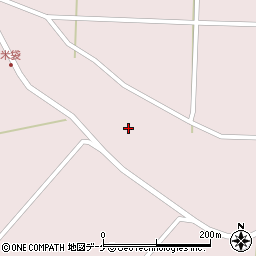 宮城県登米市南方町（米袋）周辺の地図