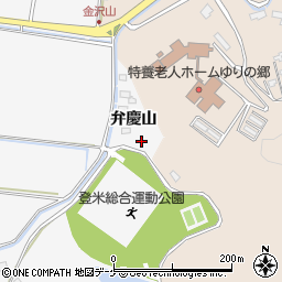 宮城県登米市登米町小島弁慶山88周辺の地図