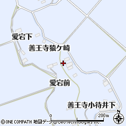 宮城県登米市米山町（善王寺猿ケ崎）周辺の地図