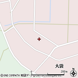 宮城県登米市南方町大袋浦538周辺の地図