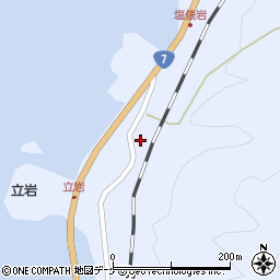 山形県鶴岡市温海甲周辺の地図