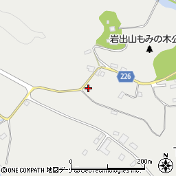 宮城県大崎市岩出山上金沢92周辺の地図