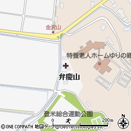 宮城県登米市登米町小島弁慶山89-3周辺の地図