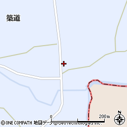 宮城県大崎市古川清水沢築道17周辺の地図