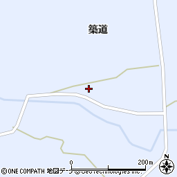 宮城県大崎市古川清水沢築道2周辺の地図
