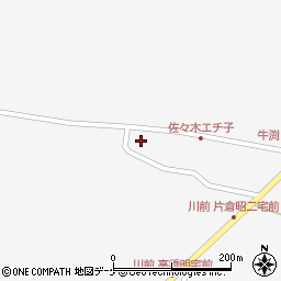 宮城県栗原市瀬峰牛渕4周辺の地図