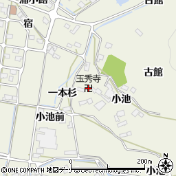 玉秀寺周辺の地図