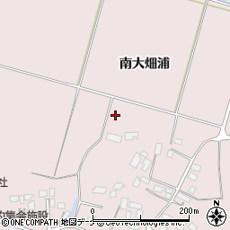 宮城県登米市南方町明神浦周辺の地図