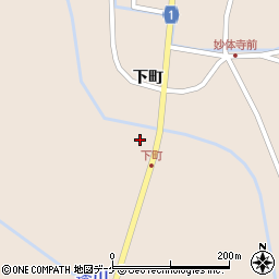 宮城県栗原市高清水下町25周辺の地図