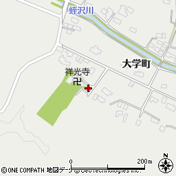 宮城県大崎市岩出山大学町95-2周辺の地図