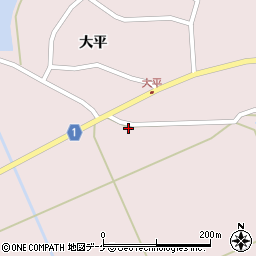 宮城県登米市南方町（大平前）周辺の地図