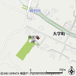 宮城県大崎市岩出山大学町42周辺の地図