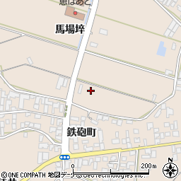 宮城県登米市登米町寺池馬場埣周辺の地図