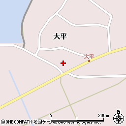 宮城県登米市南方町大平143周辺の地図