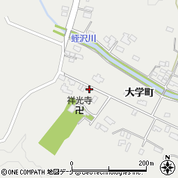 宮城県大崎市岩出山大学町40-1周辺の地図