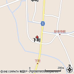 宮城県栗原市高清水下町18周辺の地図