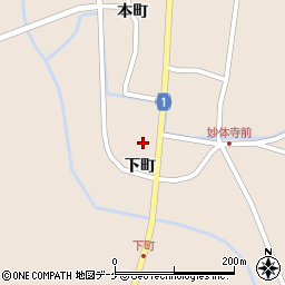 宮城県栗原市高清水下町17周辺の地図