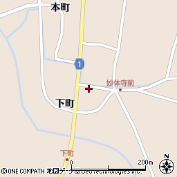 宮城県栗原市高清水下町7周辺の地図
