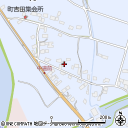 宮城県登米市米山町中道前周辺の地図