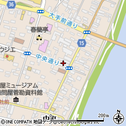 株式会社仙台銀行　登米支店周辺の地図