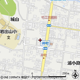 菅股美容院周辺の地図