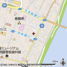 七十七銀行登米支店周辺の地図