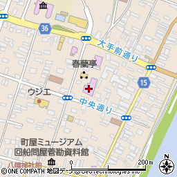 登米市役所　登米総合支所登米懐古館周辺の地図