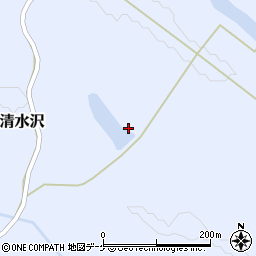 宮城県大崎市古川清水沢（大森）周辺の地図