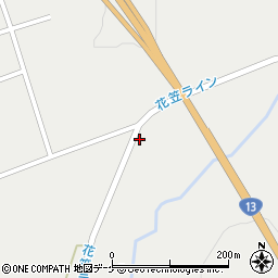 山形県尾花沢市芦沢1017周辺の地図
