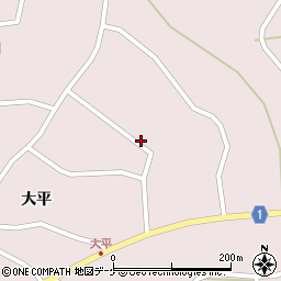 宮城県登米市南方町大平214周辺の地図