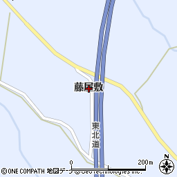 宮城県大崎市古川清水沢藤屋敷周辺の地図