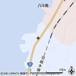 山形県鶴岡市温海（戸田）周辺の地図