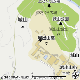 宮城県立岩出山高等学校周辺の地図