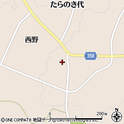 山形県鶴岡市たらのき代57周辺の地図