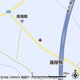 宮城県大崎市古川清水沢滑石周辺の地図