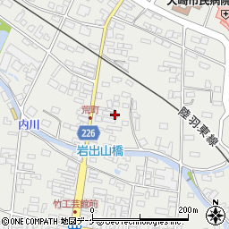 宮城県大崎市岩出山下川原町71周辺の地図